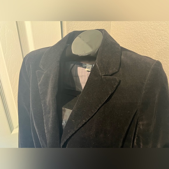 Old Navy black corduroy sports coat jacket blazer size Large - Picture 10 of 15